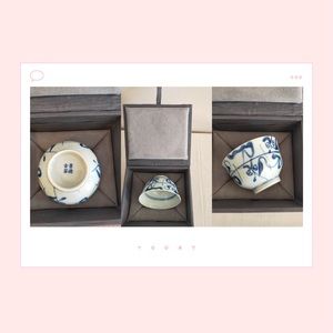 🍒🍒NEW Delicate Jingdezhen Porcelain Cup in Box